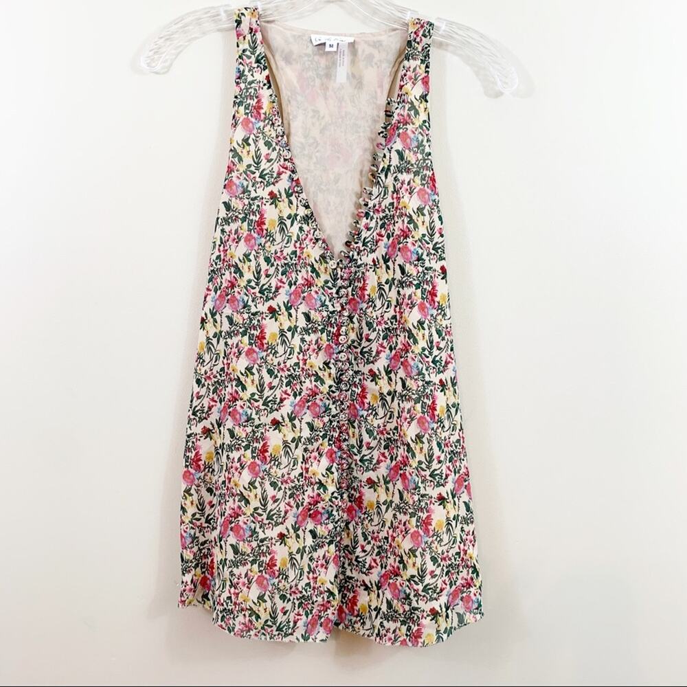 On The Road Cream Floral Tank